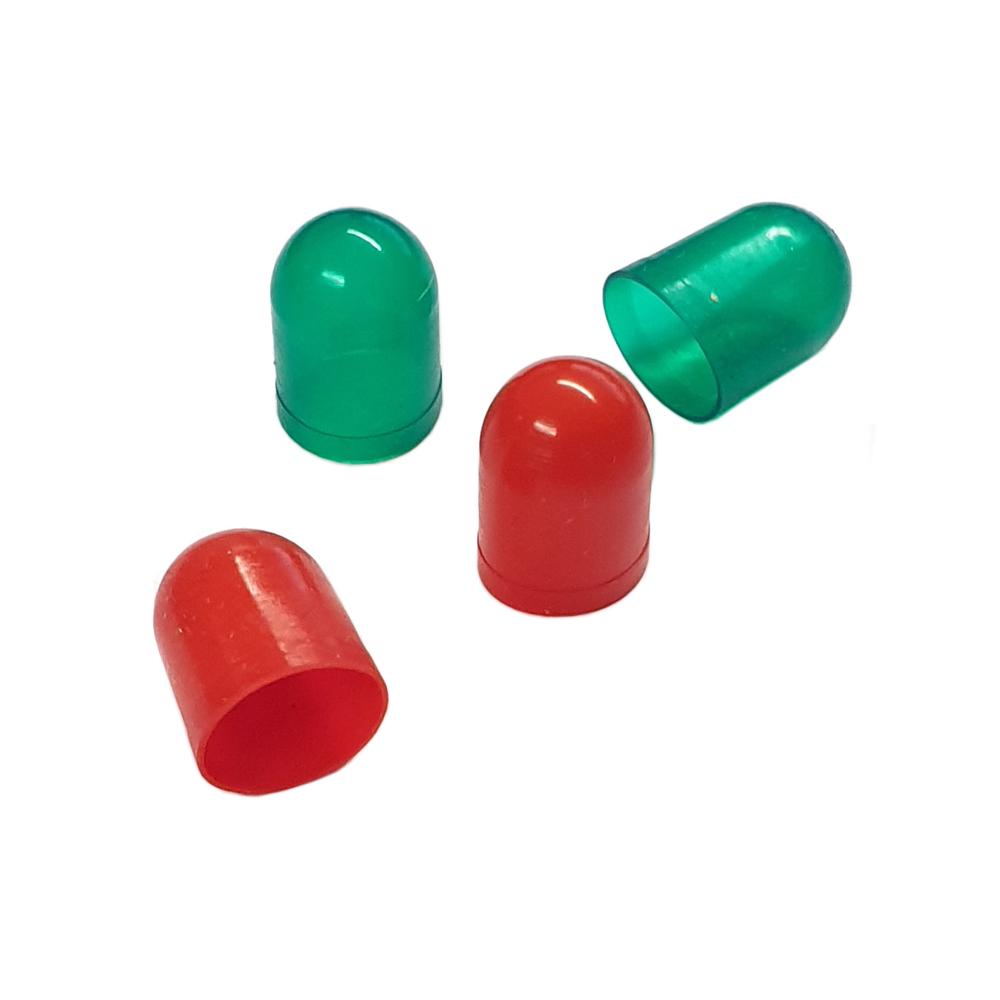 A lâmpada de calibre VDO cobre vermelho e verde