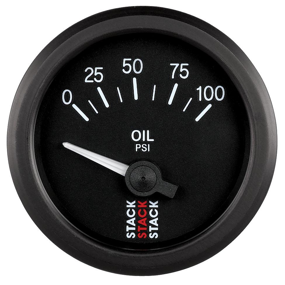 Pilha de petróleo elétrico medidor de pressão de 0-100 PSI