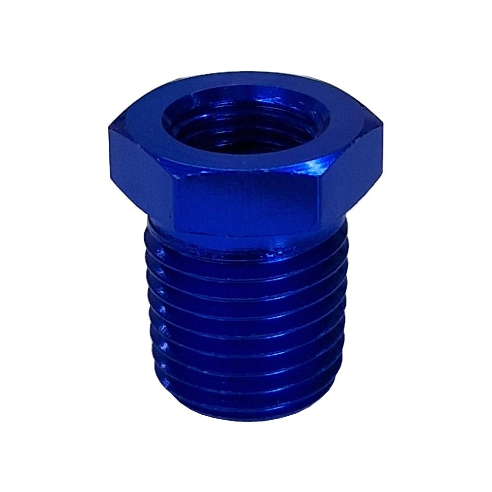 Adaptador Rosca 1 / 4NPT masculino para 1 / 8NPT Feminino