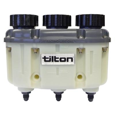 Reservatório do líquido de freio da câmara de Tilton 3 com tomadas de -4JIC