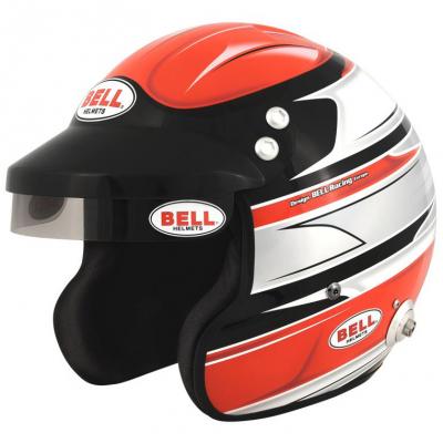 Vector aberto Snell vermelho SA2010 do capacete da cara do mag 1 de Bell aprovado