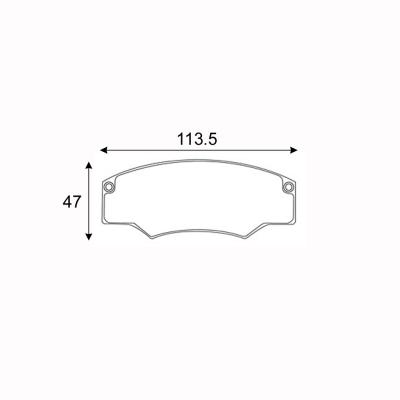 MINTEX Corrida de Pastilhas de freio MDB1200-M1166 Para AP Racing Caliper CP2361