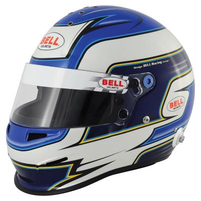 Sino RS3 Pro Full Face Helmet Blue Storm Tamanho XLarge com Hans Posts