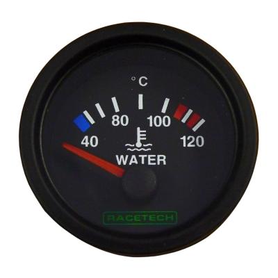 Calibre elétrico da temperatura da água de Racetech