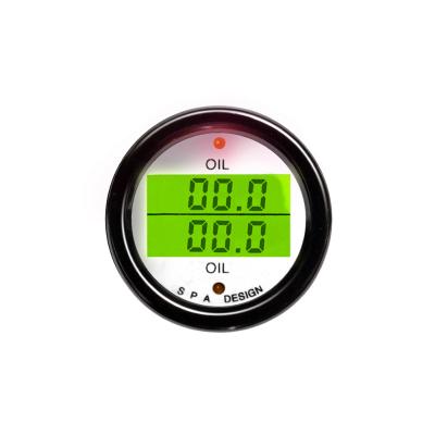Calibre duplo da pressão de óleo dos TERMAS/temperatura de óleo