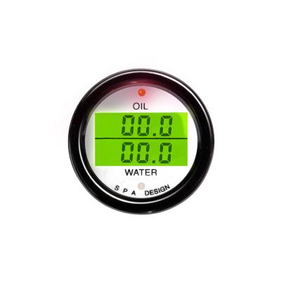 Calibre duplo da temperatura/temperatura da água de óleo dos TERMAS