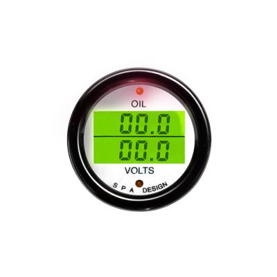 A pressão de óleo dos TERMAS/volts Dual calibre