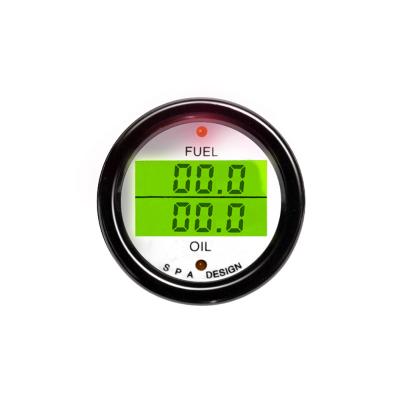Calibre duplo da pressão de combustível dos TERMAS/temperatura de óleo