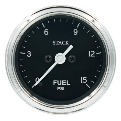 Stack Classic Fuel Pressure Gauge 0-15 Psi